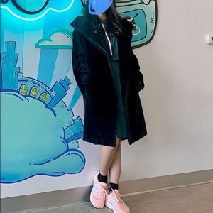 [Max Mara] Womens Alpaca Collar Coat Black | authentic